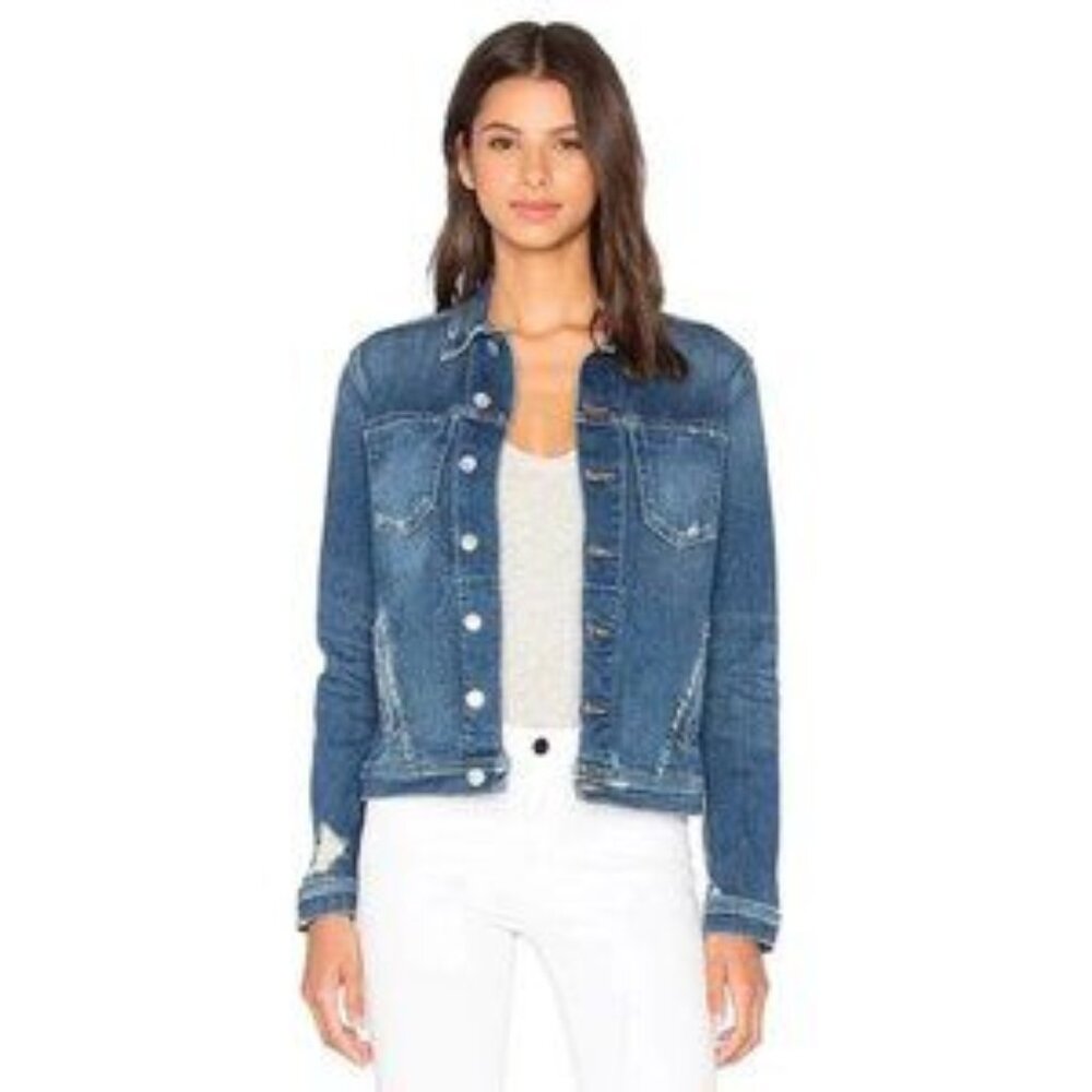 L'Agence Celine Denim Jacket Size Small
